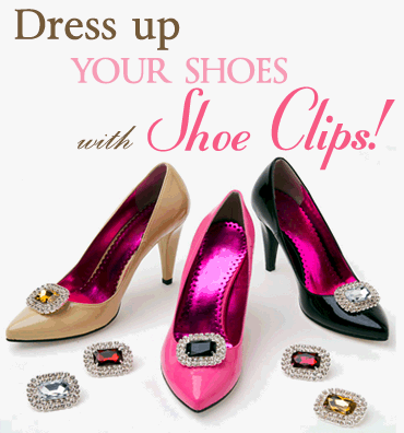 Dress Up Your Shoes With Shoe Clips