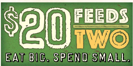 Chili’s $20 Dinner for Two!  Giveaway
