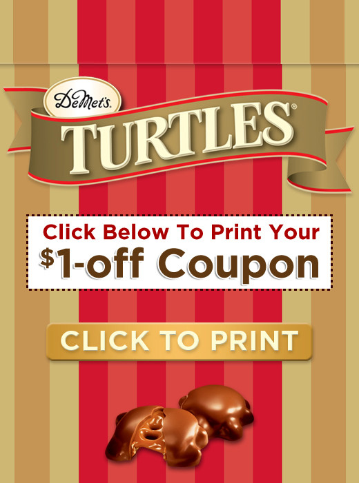 A Sweet Coupon for DeMet’s Turtles