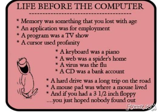 Life Before The Computer
