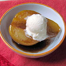 poached pears