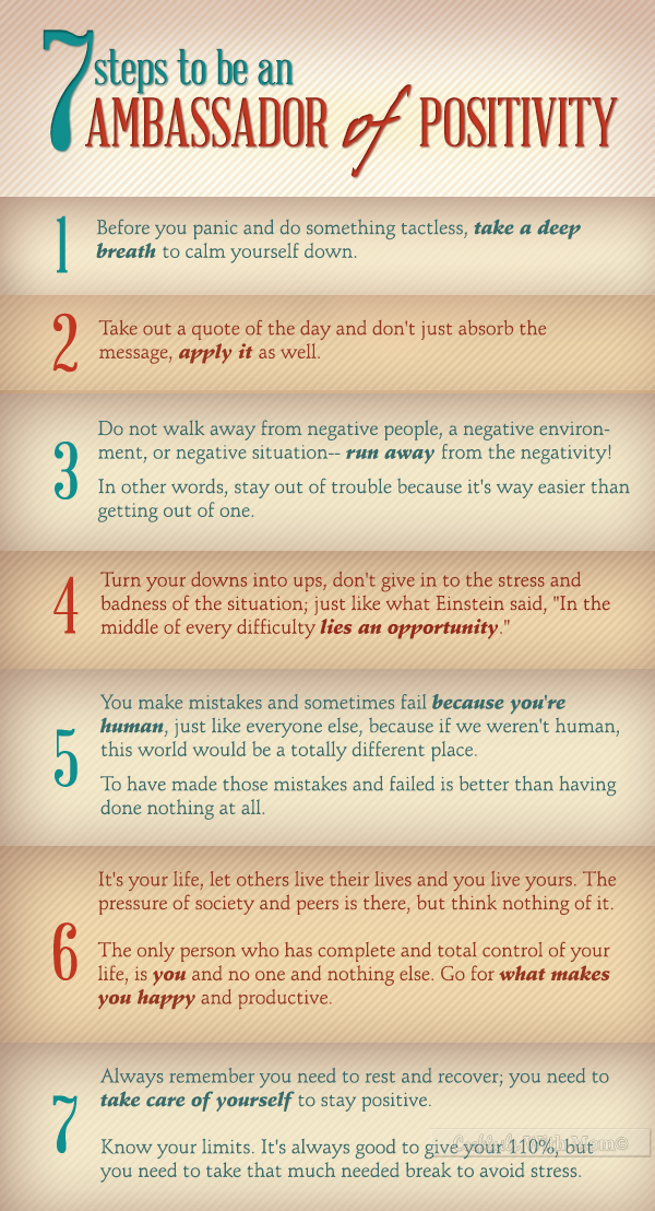 7 Steps To Be An Ambassador of Positivity