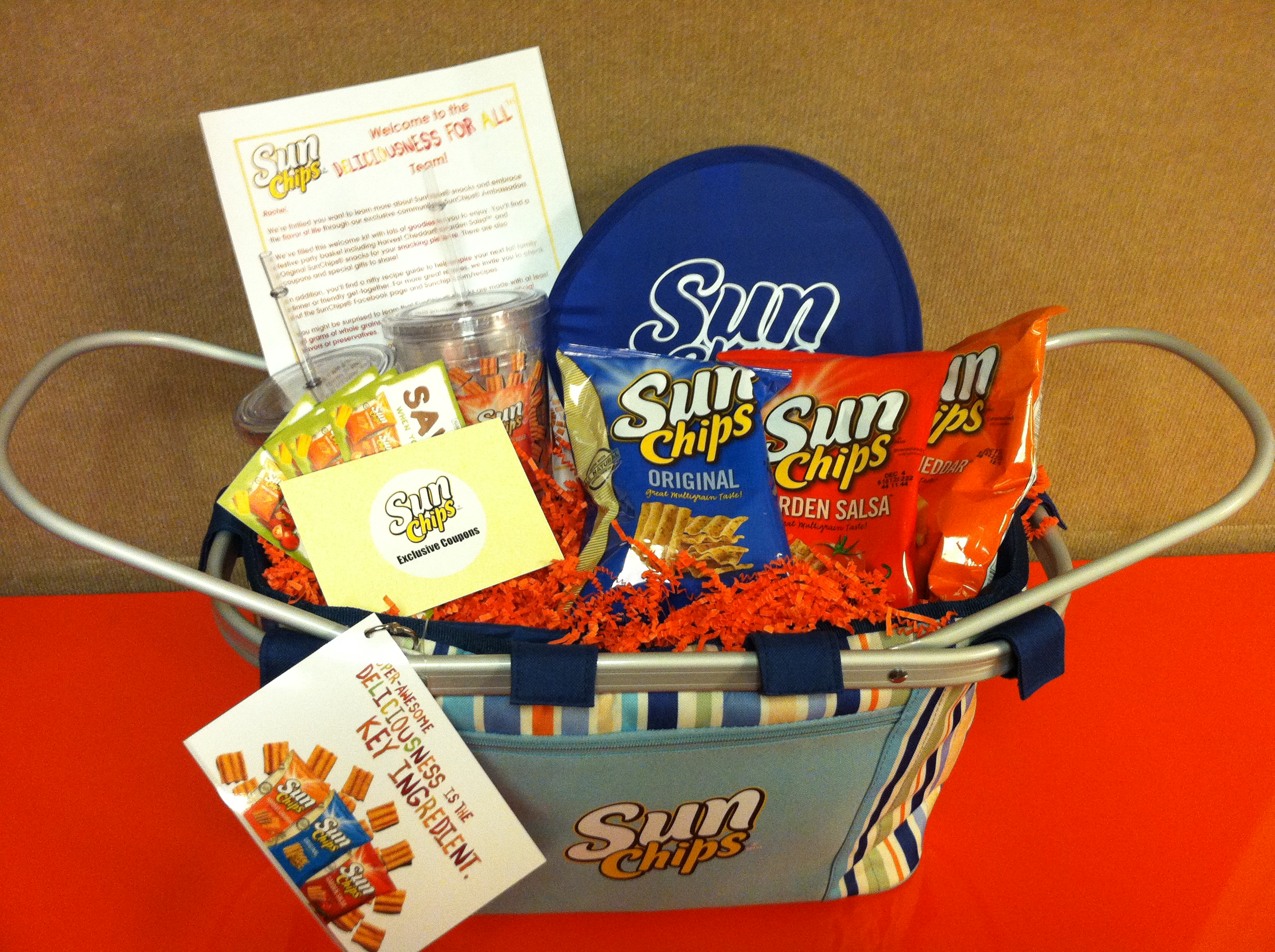 Sunchips Basket Full of Goodies Giveaway #SunChipsForALL