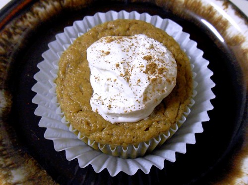 mini crustless pumpkin pies