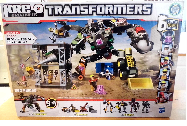 Cool Gift For Boys:  KRE-O Transformers Destruction Site Devastator Set