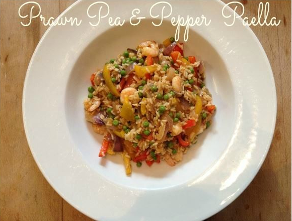 prawn-pea-paella