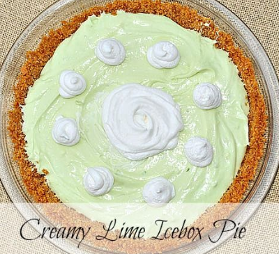 Creamy Lime Icebox Pie