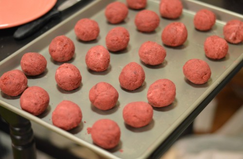 Red Velvet Cake Balls | Cocktails with Mom