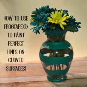 How to Use FrogTape? to Paint Perfect Lines on Curved Surfaces!  #FrogTape #ad