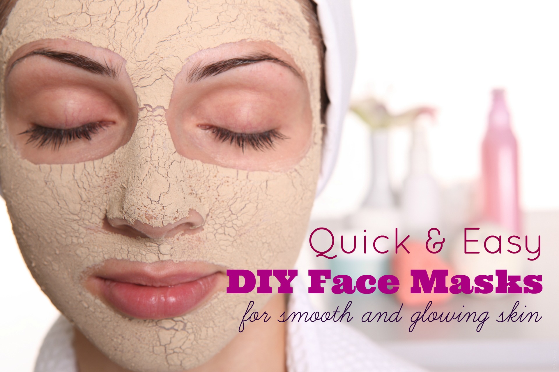 Quick and easy DIY smoothing face masks!