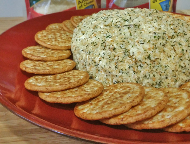 Jalapeno Popper Cheese Ball Close