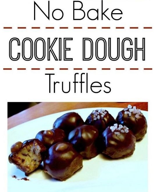 no bake cookie truffles