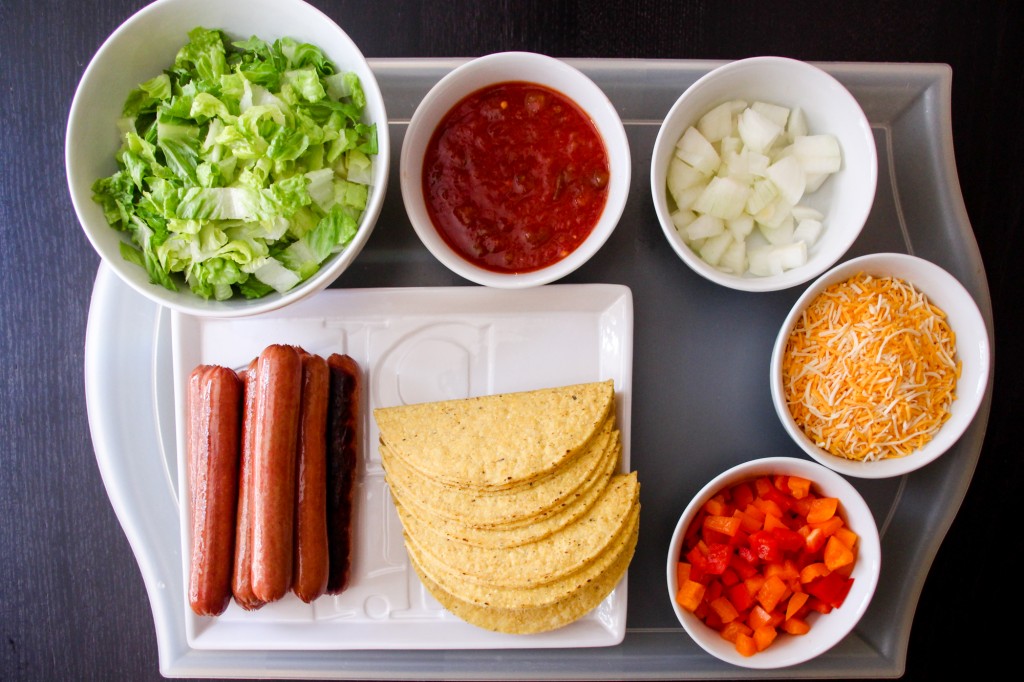 ingredients-hot-dog-tacos-recipe