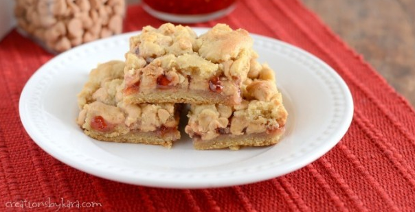 Peanut Butter And Jelly Bars