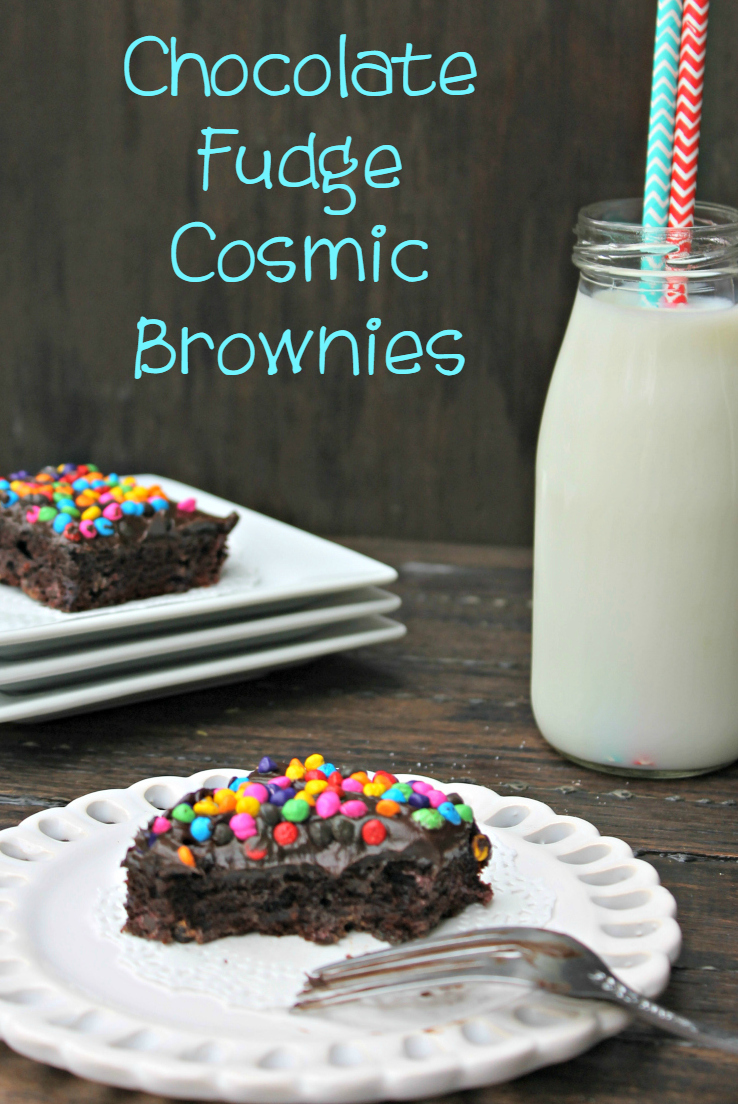 Chocolate Fudge Cosmic Brownies