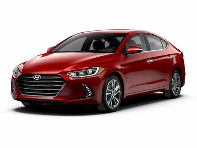 red hyundai