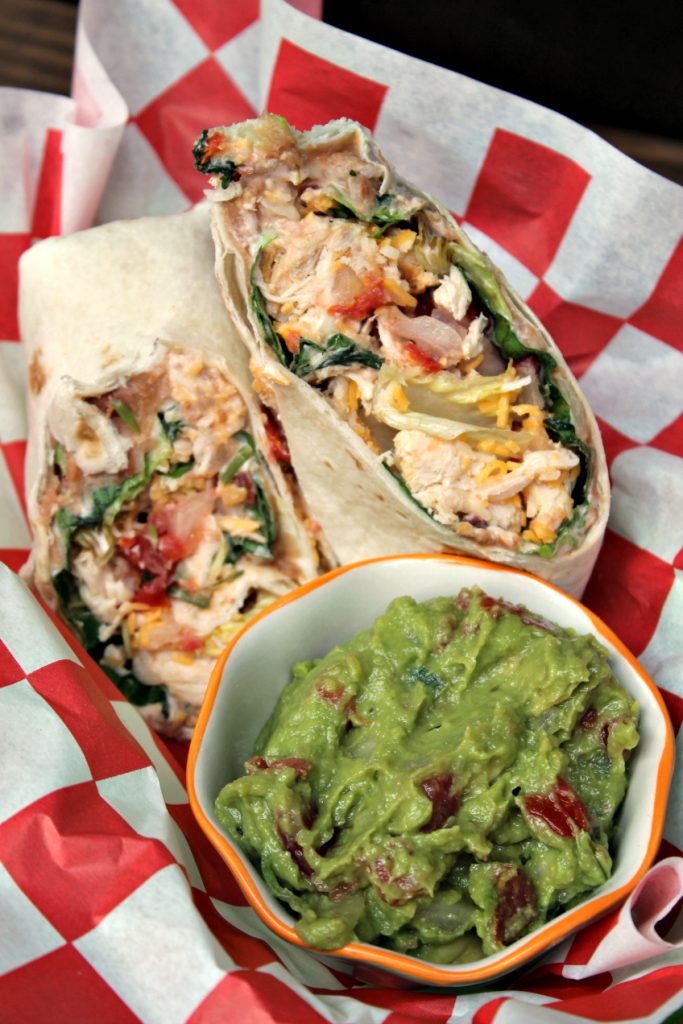 Mexican Grilled Chicken Wrap Sandwich 1