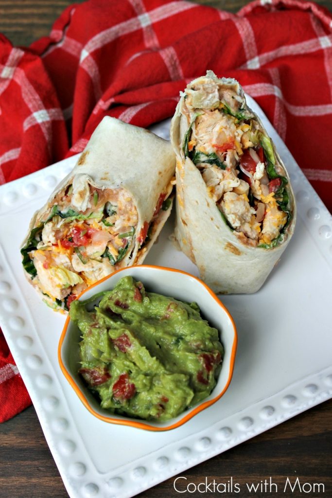 Mexican Grilled Chicken Wrap Sandwich 7a