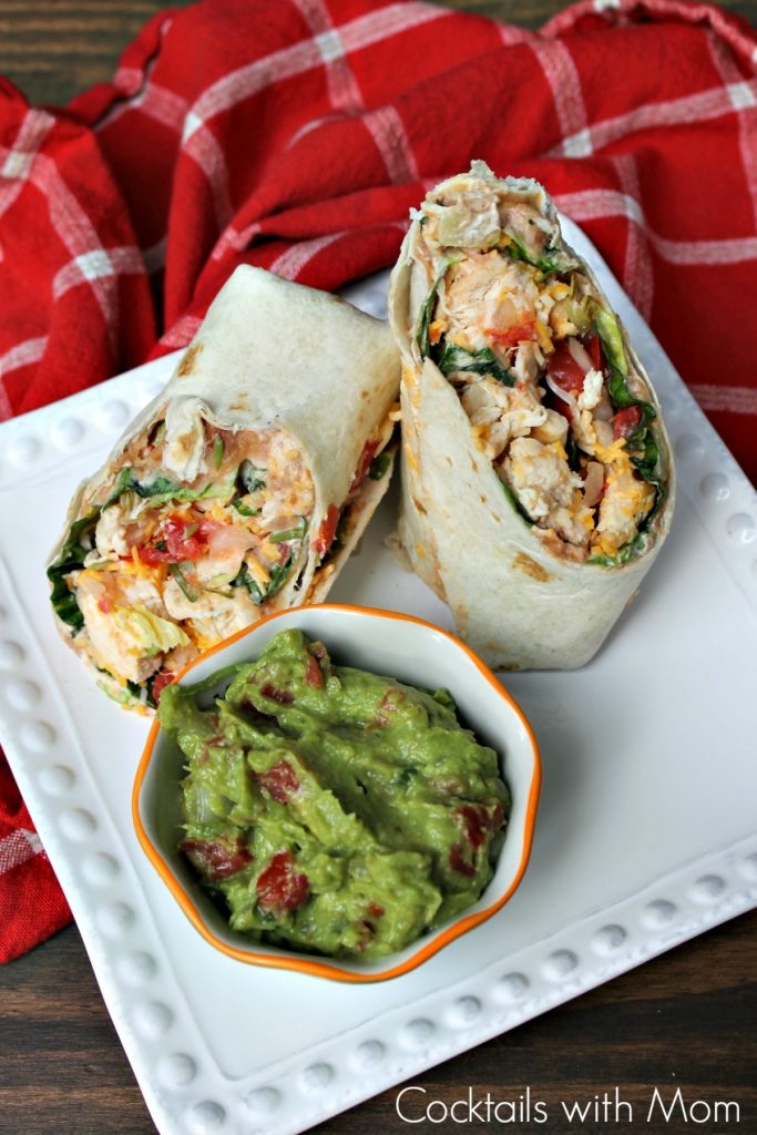 Mexican Grilled Chicken Wrap Sandwich Recipe - Cocktails With Mom