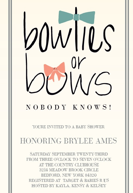 bowties and bows