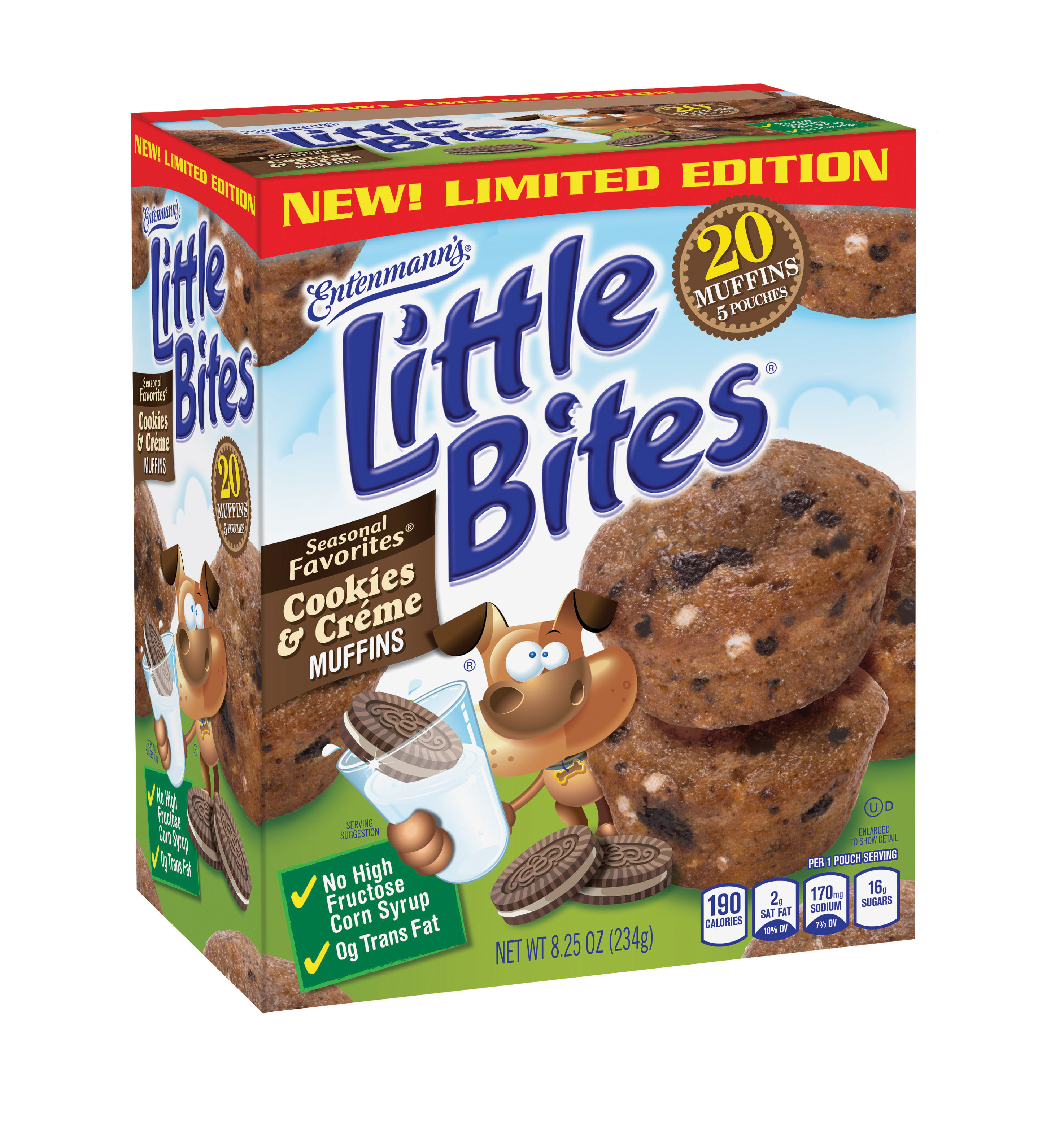 Entenmann?s Limited Edition Little Bites Cookies & Cr?me Muffins