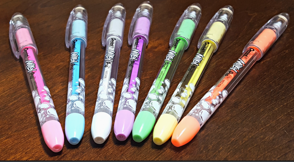 Pentel Gel POP Pens make Coloring Book Pages Pop - Cocktails With Mom