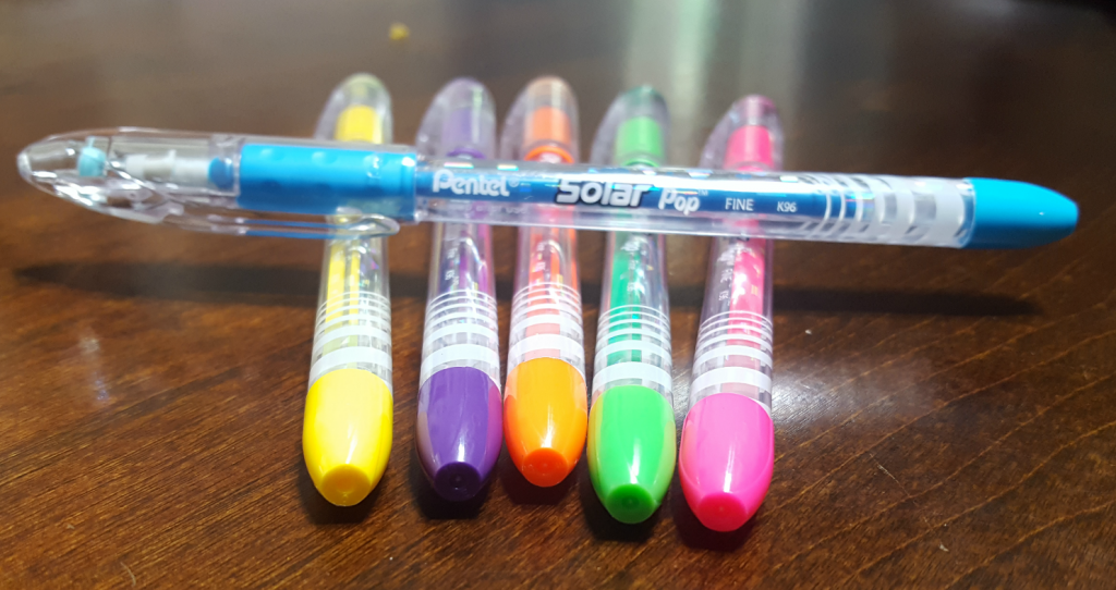 Pentel Gel POP Pens make Coloring Book Pages Pop - Cocktails With Mom